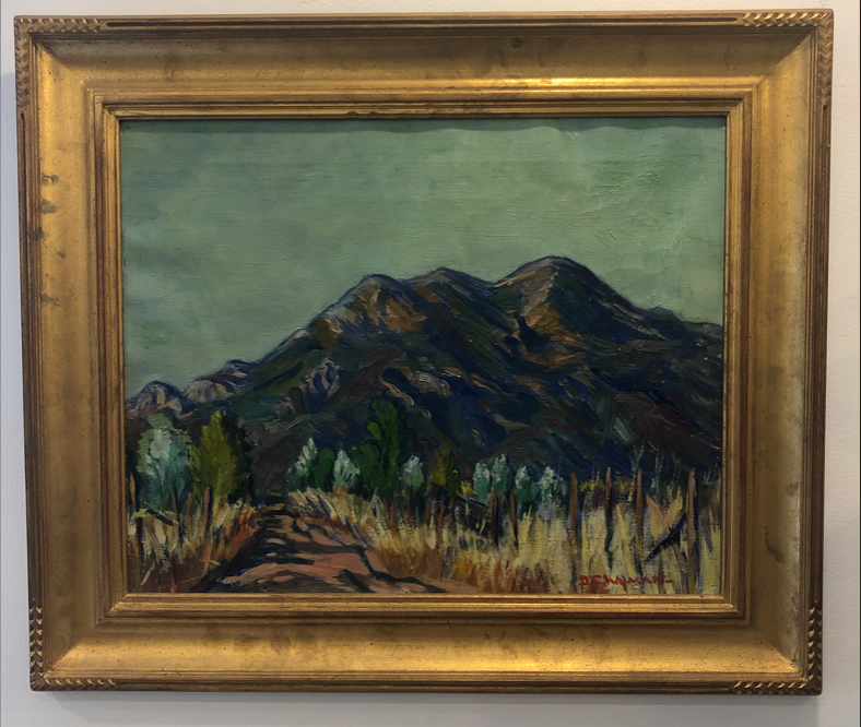 Dorothy Wyman Painting "Taos"